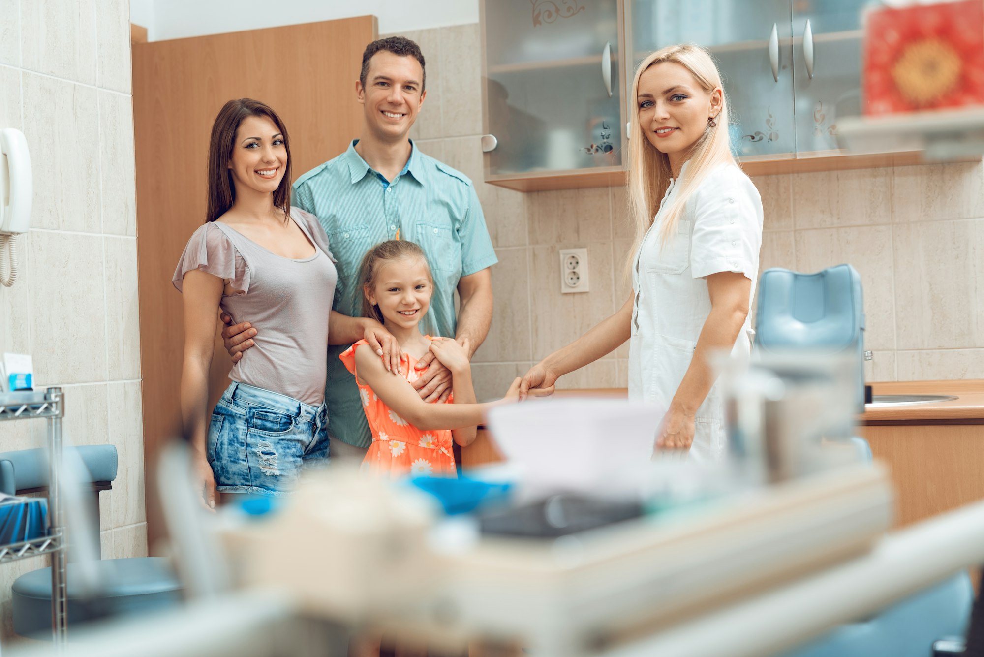 Family At The Dentist